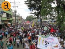 Marcha Sí a la Paz en Cauca